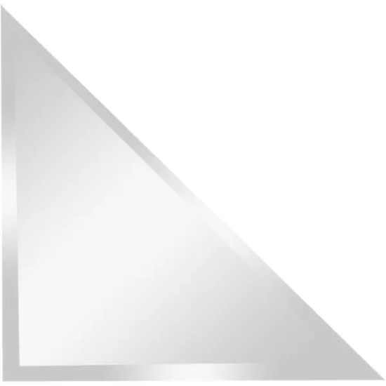 Зеркальная плитка Mirox 3G Sensea NNLM27 треугольная 20x20 см глянцевая цвет серебро 1 шт.