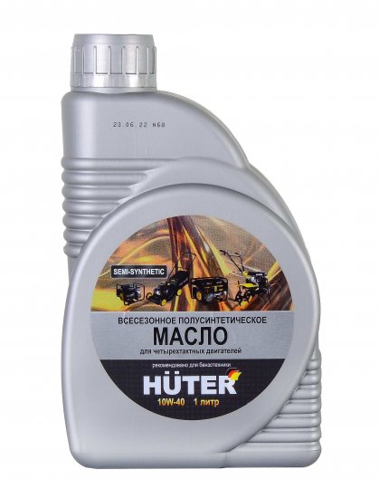 Масло моторное полусинтетическое Huter 10W-40, 1 л