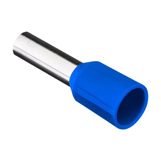 Наконечник штыревой втулочный изолированный Duwi Е2508 НШВИ 2.5-8 мм цвет синий 25 шт.