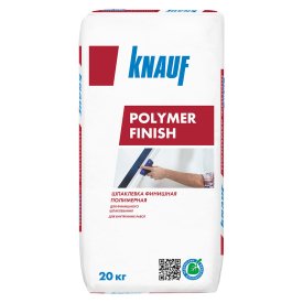 Шпаклевка полимерная Knauf Полимер Финиш для сухих помещений белая 20 кг