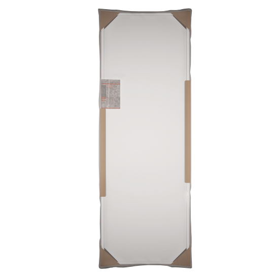 Дверь-купе SPACEO 2255x904 мм высота проема 2300 мм ЛДСП цвет белый широкий профиль