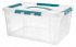 Ящик Grand Box 39x18x29 см 15.3 л пластик с крышкой цвет прозрачный