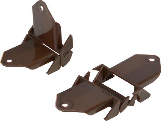 Угол для плинтуса внешний «Дуб хадсон», высота 80 мм, 2 шт.