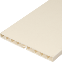 Цоколь для кухни Delinia 240x10 см ПВХ цвет ванильный