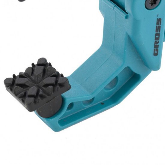 Струбцина ручная Gross клещеобразная пластиковая с храповым механизмом 38 мм (20801)