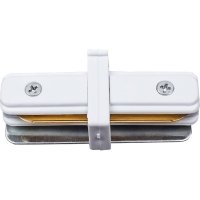 Прямой внутренний однофазный соединитель для 2-х шинопроводов типа G Volpe UBX-Q122 G11 WHITE 1