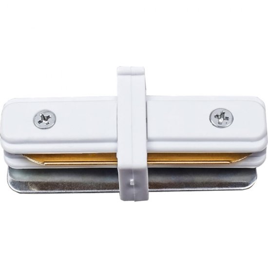 Прямой внутренний однофазный соединитель для 2-х шинопроводов типа G Volpe UBX-Q122 G11 WHITE 1