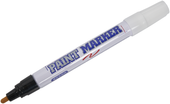 Маркер-краска Munhwa 088370 черная 4 мм