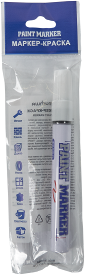 Маркер-краска Munhwa 088370 черная 4 мм