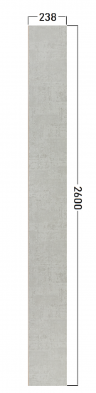 Стеновая панель МДФ Грей касл 2600x238x6 мм 0.62 м²