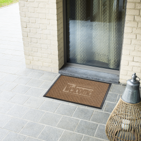 Коврик Inspire Lenzo 40x60 см резина цвет бежевый