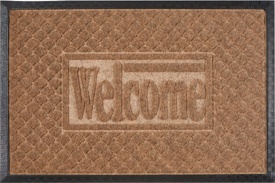 Коврик Inspire Lenzo 40x60 см резина цвет бежевый