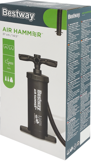 Насос ручной Bestway Air Hammer 37 см полипропилен черный