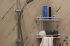 Полка для ванной Swensa Termo SWR-1003 двухъярусная угловая металл цвет белый