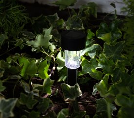 Светильник садовый Erato на солнечных батареях цвет черный