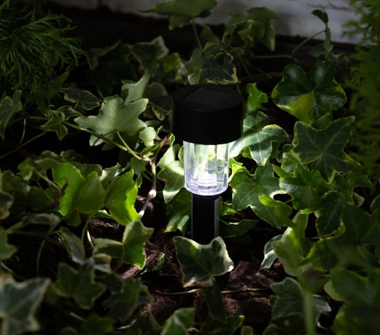 Светильник садовый Erato на солнечных батареях цвет черный