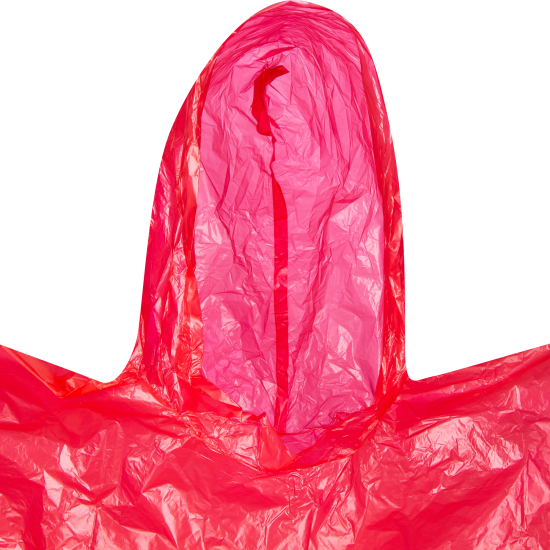Плащ-дождевик пончо ГП1-3-К цвет красный размер универсальный