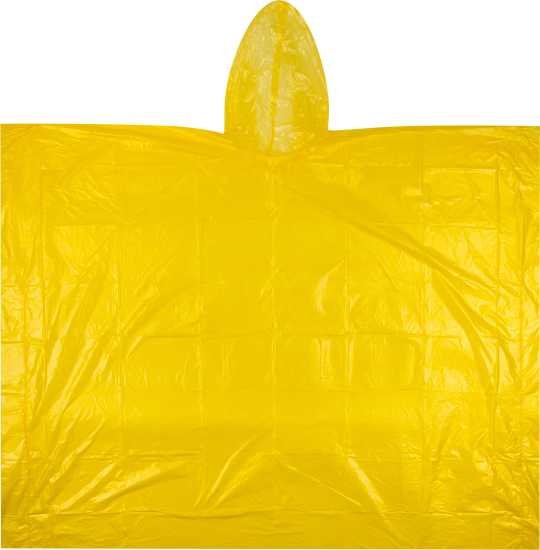 Плащ-дождевик пончо ГП1-3-Ж цвет желтый размер универсальный