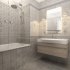 Плитка настенная Шахтинская Плитка Дора 20x30 см 1.44 м² цвет светло-серый