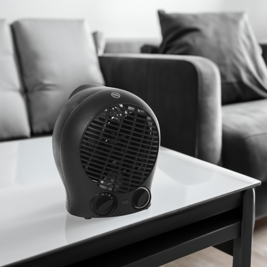 Тепловентилятор спиральный электрический Equation с механическим термостатом 2000 Вт цвет черный