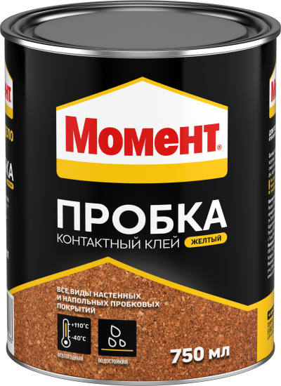 Клей контактный Момент-пробка 750 мл