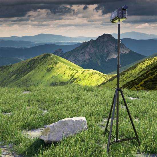 Напольная тренога для установки кольцевого светильника Gauss 68-208 см, цвет чёрный