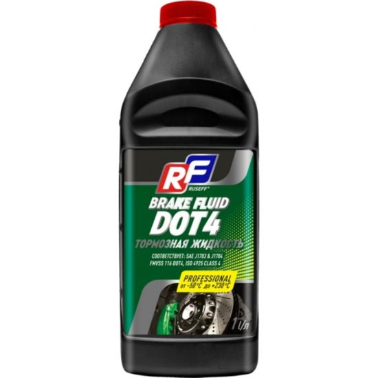 Тормозная жидкость RUSEFF DOT 4