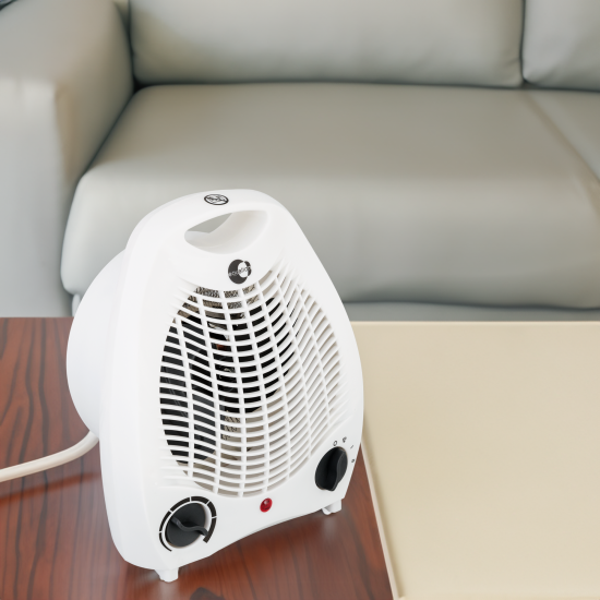 Тепловентилятор спиральный электрический Equation с механическим термостатом 2000 Вт