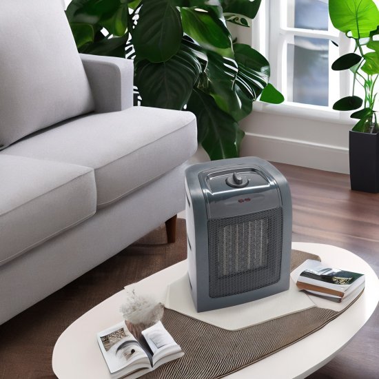 Тепловентилятор керамический электрический Equation 1500 Вт черный