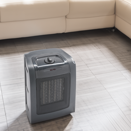 Тепловентилятор керамический электрический Equation 1500 Вт черный