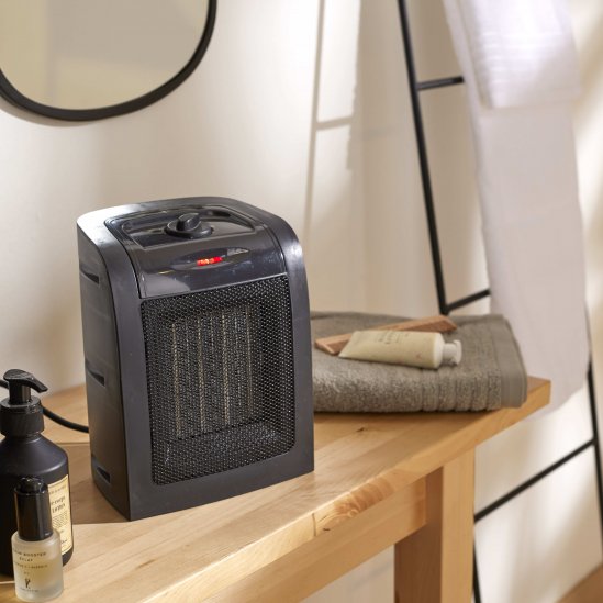 Тепловентилятор керамический электрический Equation 1500 Вт черный