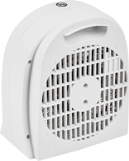 Тепловентилятор спиральный электрический с механическим термостатом 2000 Вт цвет белый