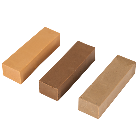 Набор мелков восковых, оттенки светло-коричневые, 3 шт.