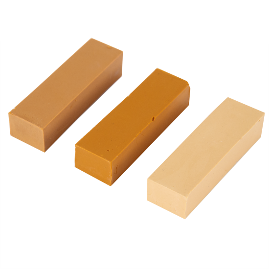 Набор мелков восковых, оттенки тёмно-бежевые, 3 шт.