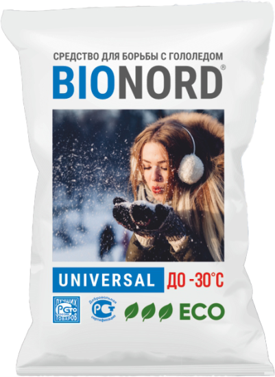 Антигололедный реагент Bionord Universal 23 кг