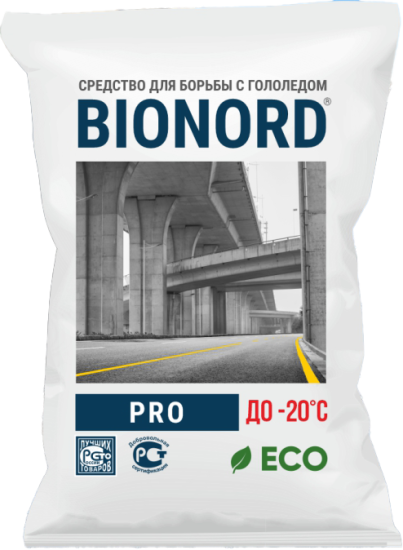 Антигололедный реагент Bionord Pro 23 кг