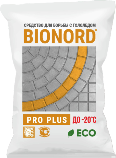 Антигололедный реагент Bionord Pro Plus 23 кг