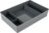 Органайзер 30x6x20 см пластик без крышки цвет серый