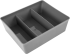 Органайзер 20x6x16 см пластик без крышки цвет серый