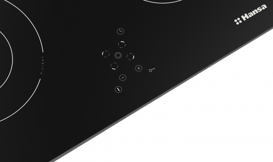 Электрическая варочная панель Hansa BHC66506 60 см 4 конфорки цвет чёрный