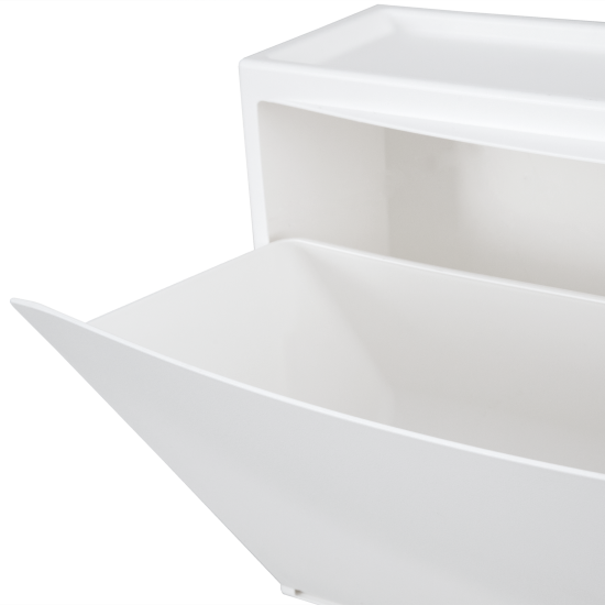 Обувница 51.2x38x18.5 см 1 полка полипропилен цвет белый