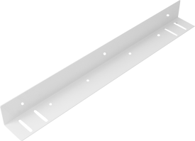 Уголок стальной для духовки 50x5x5.2 см сталь цвет белый