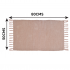Коврик декоративный хлопок Inspire Manoa 50x80 см цвет розовый