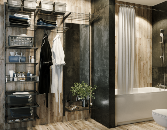 Рамка выдвижная НСХ 54.9x37.3 см сталь цвет чёрный