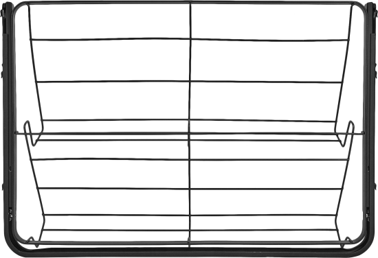 Полка для обуви выдвижная НСХ 54.9x11x37.6 см сталь цвет чёрный