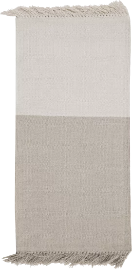 Коврик декоративный хлопок Inspire Lyanna 60x120 см цвет бежевый