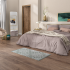 Коврик декоративный хлопок Inspire Lesia 60x120 см цвет зеленый
