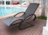 Шезлонг-качалка Ницца 155x73x86 см полиротанг коричневый