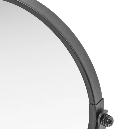 Зеркало косметическое настольное Swensa двустороннее 17 см цвет чёрный