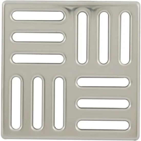 Трап для душа Ани Пласт 100x100 мм сухой затвор горизонтальный слив